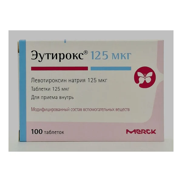 Eutiroks tablets 125mcg x 100 Nycomed Austria