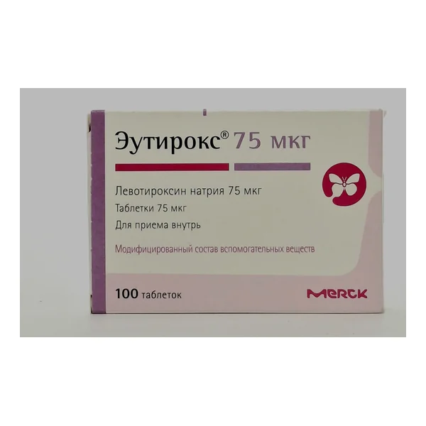 Eutiroks tablets 75mcg x 100 Nycomed Austria