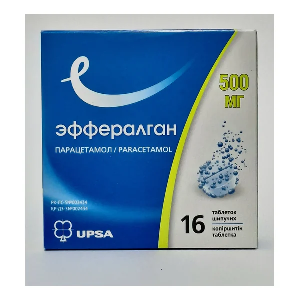 Эффералган шип. таб 500мг x 16 УПСА Франция