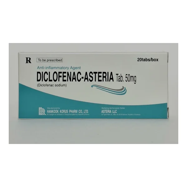 Diclofenac- tablets 50mg x 20 Asteria