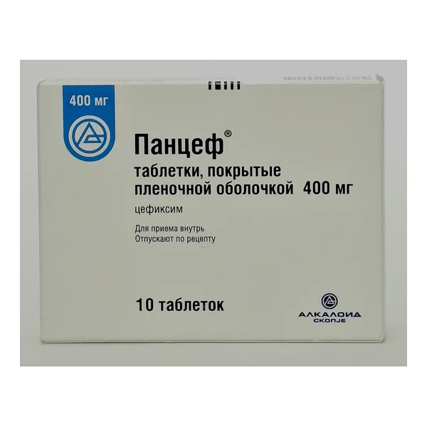 Панцеф таб. 400мг х 10 Алкалоид