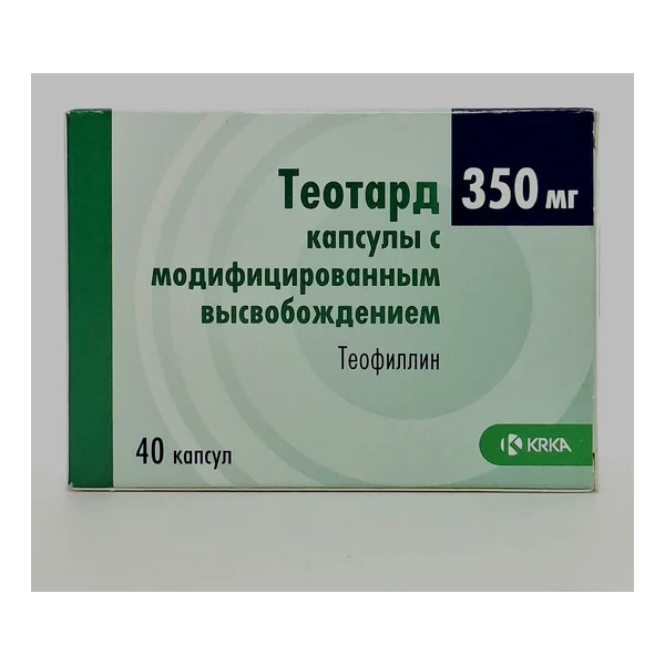 Teotard 350 capsules 350mg x 40 KRKA Slovenia