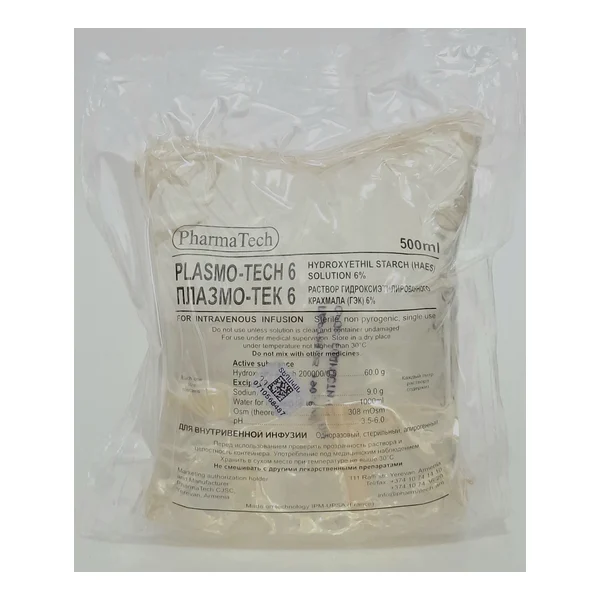 Plazmo-Tek 6% 500ml Farmatek Armeniya