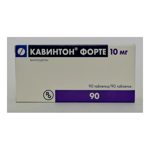 Cavinton forte 10mg tablets x 90 Gedeon Rikhter. Vengriya