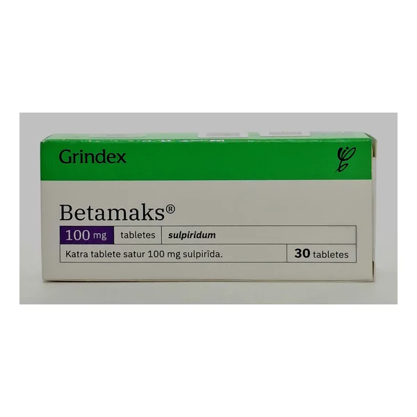 Betamaks 100mg tablets x 30 Grindeks Latviya