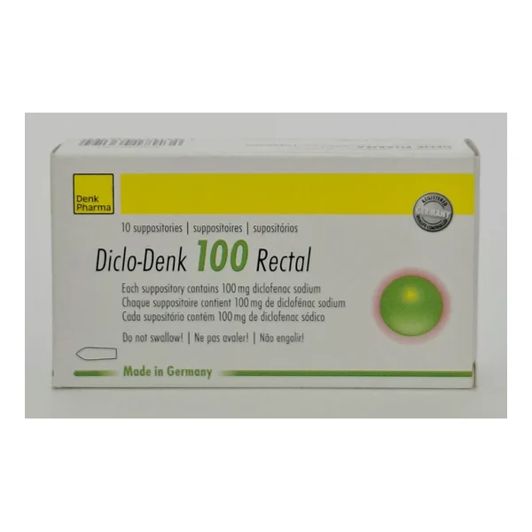 Diclo-Denk suppositories 100mg x 10 Denk Pharma