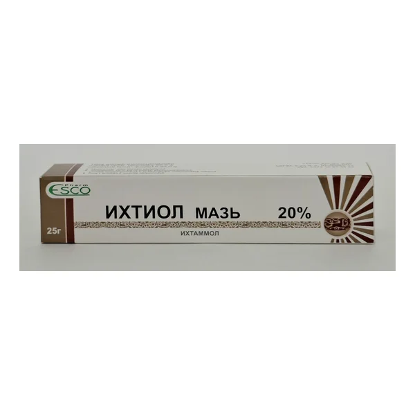 Ихтиоловая мазь 20% 25г Эско фарм