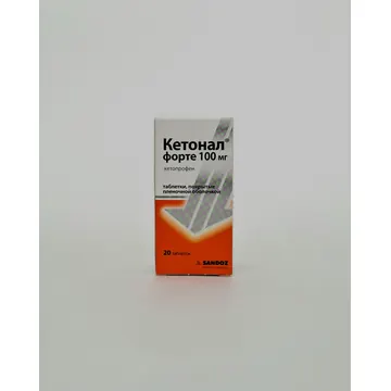 Ketonal Forte coasted tablets 100mg x 20 Sandoz