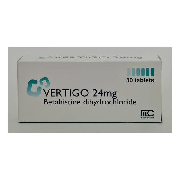 Vertigo tablets 24mg x 30 Medokemi Ltd