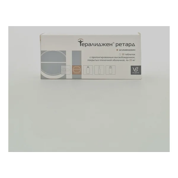 Teralidzhen retard coated tablets 20mg x 30 Valenta Farmatsevtika OAO