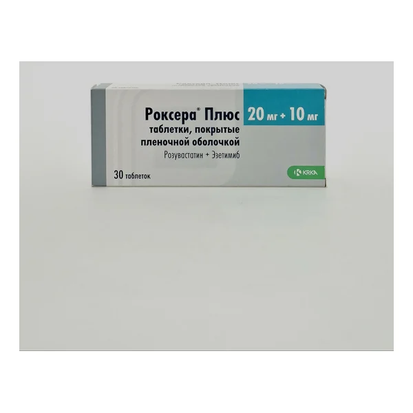 Roxera plus coated tablets 20mg+10mg x 30 KRKA