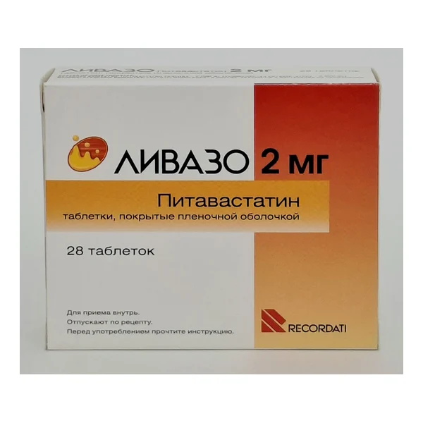 Livazo coated tablets 2mg x 28 Rekordatin