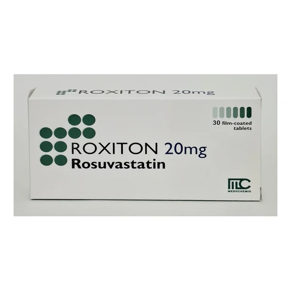 ROXITON (Rozuvastatin) tablets 20mg x 30 Medokhemi Kipr