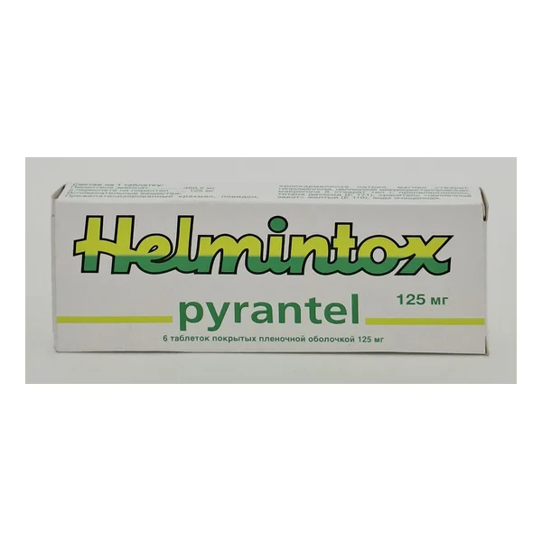 Gelmintoks tablets 125mg x 6 Innotek France