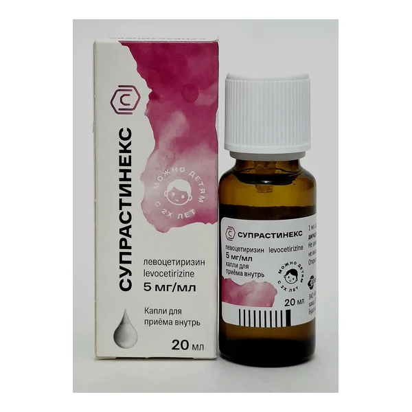 Suprastinex drops 5mg/ml 20ml Egis