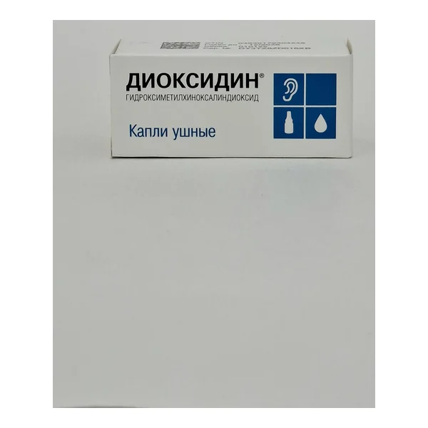 Dioksidin ear drops 2.5mg/ml 10ml Valenta Farmatsevtika OAO