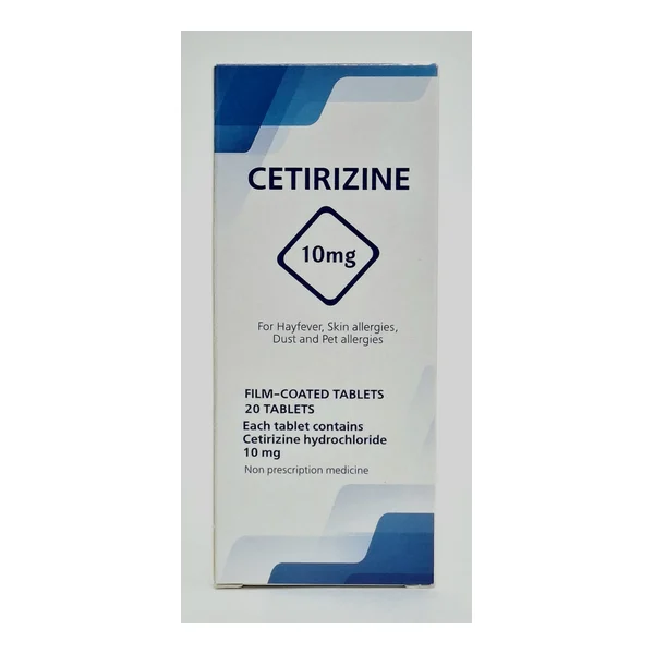 Cetirizine coated tablets 10mg x 20 Chenel Medikl