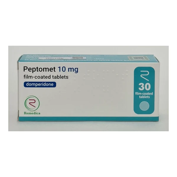 Peptomet (domperidone) 10mg tablets x 30 Remedika Kipr