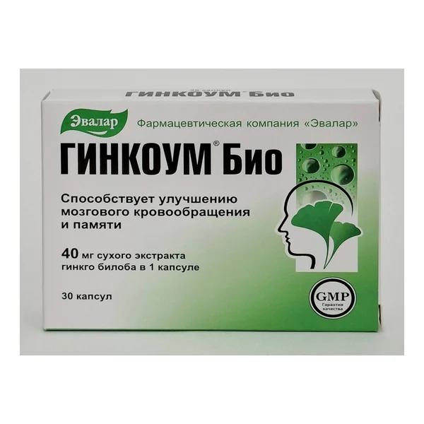 Ginkoum bio capsules x 30 Evalar Russia