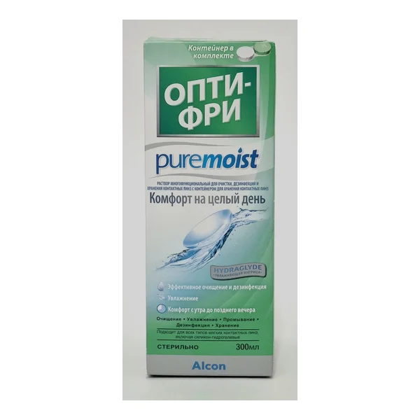 Опти-фри Pure moist р-р 300мл фл №1 Алкон