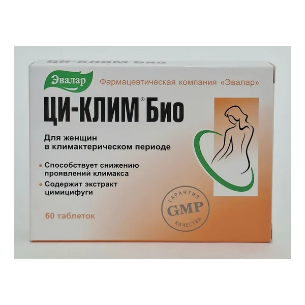 Tsi-klim bio tablets x 60 Evalar Russia