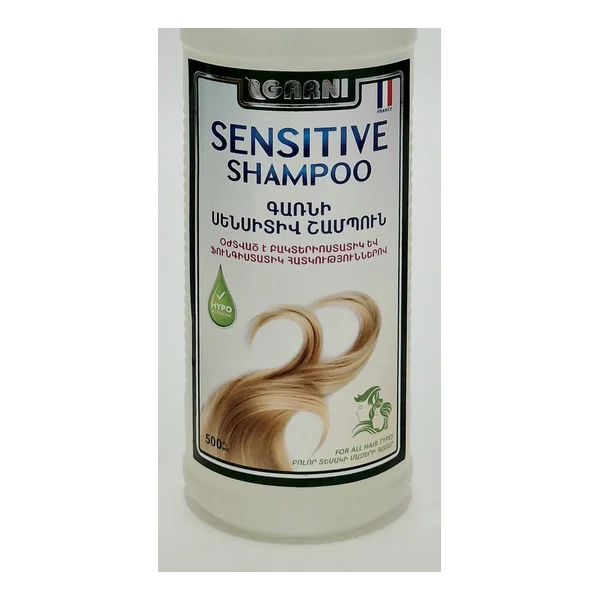 Garni sensitive shampoo for vsekh tipov hair 500ml Garnilayn OOO