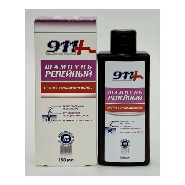 911 Shampoo Repeynyy 150ml Tvins Tek Russia