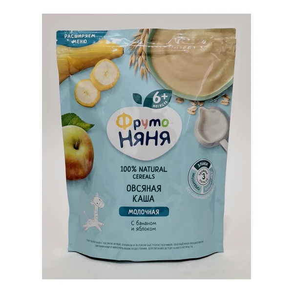 Fruto Nyanya m/for oat banana, apple 6+ months 200g Progress, Russia