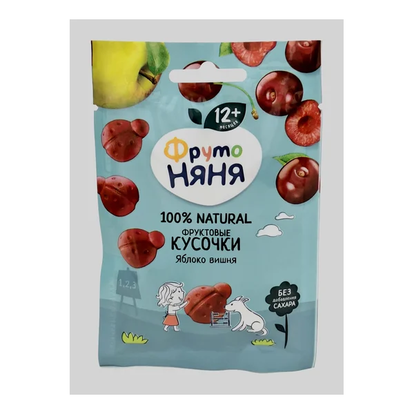 Մրգային կտորներ խնձոր,բալ 15գր Պրոգրես, Ռուսաստան