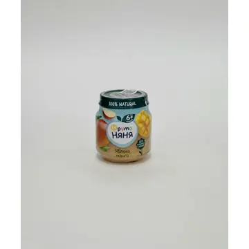 Fruto Nyanya puree fruit apple, Mango 6+ months 100g Progress, Russia