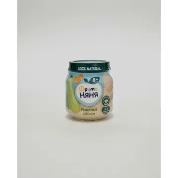Fruto Nyanya puree meat Indeyka vegetables 8+ months 100g Progress, Russia