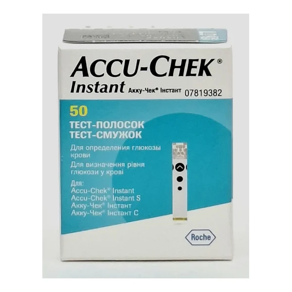 Stripy for glucometer Akku-Chek INSTANT x 50 Rosh Diagnostik Germany