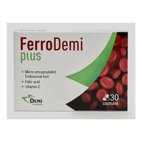 Ferrodemi plus capsules x 30 Demi Farm, Angliya