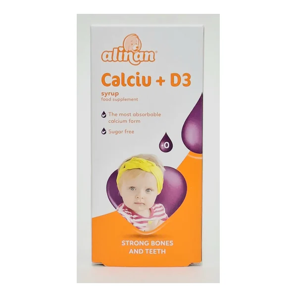 Alinan calcium + for3 syrup for children 150ml Fiterman Farma