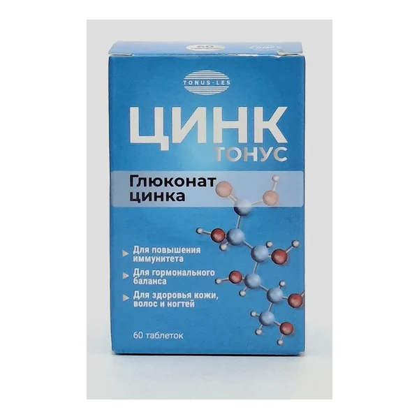 Цинк таб. 15 мг N60 Тонус