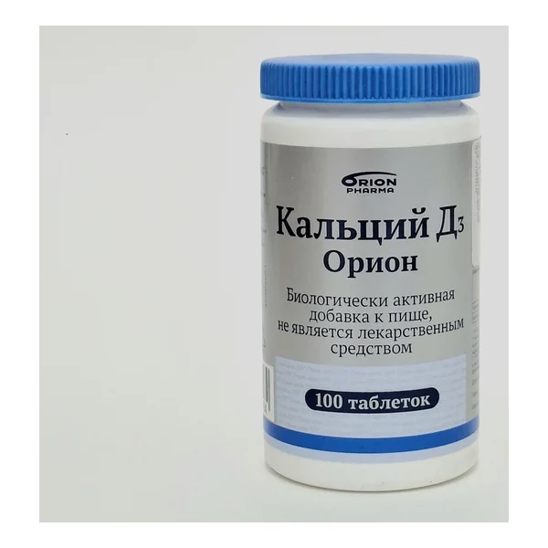 Кальций D3 (Форте) 500мг/400МЕ таб №100 Орион