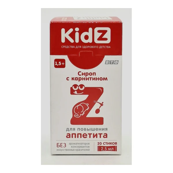 Kidz syrup with karnitinom stick 2.5ml x 20 VTF OOO
