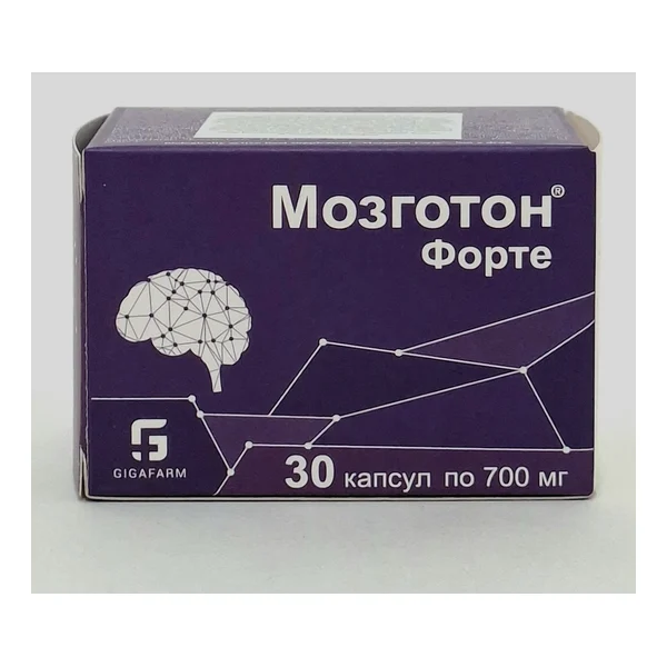 Mozgoton forte 700mg capsules x 30 Giga farm OOO
