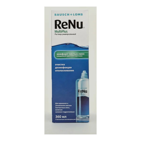 ReNu MultiPlus р-р 360мл, Реню для мягких контактных линз Италия