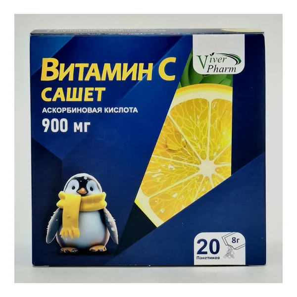 Витамин С Виверфарм саше 900мг №20 Viver Pharm