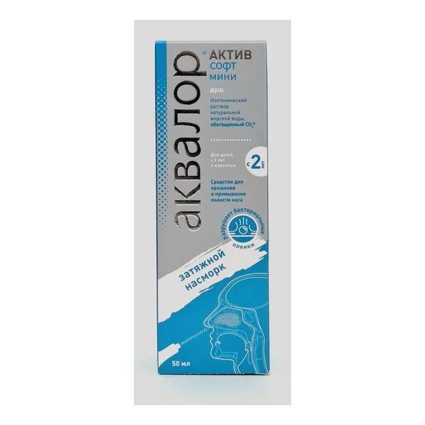 Aqualor active soft mini nasalspray 50ml Farmamed