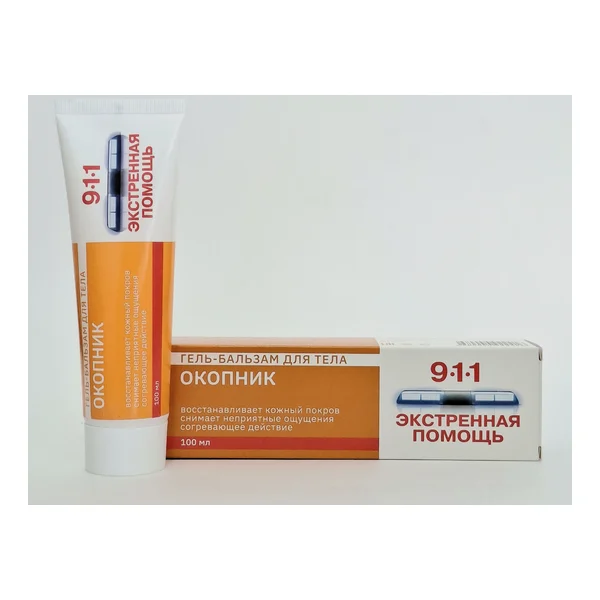 Okopnik 911 gel-balm for pain in sustavakh and myshtsakh 100ml Mirrolla