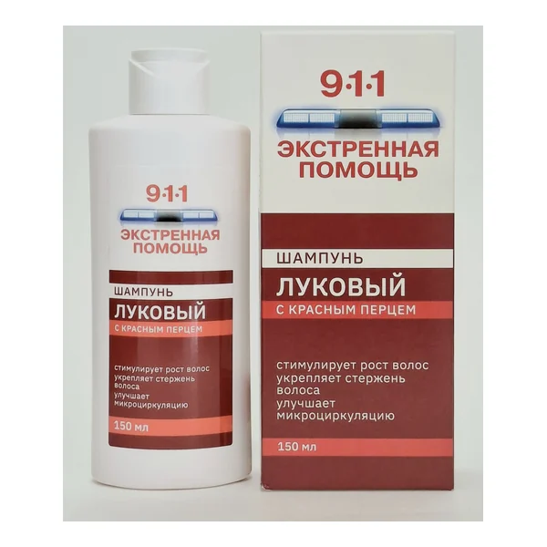 911 Shampoo Lukovyy with krasnym pertsem 150ml Mirrolla Mirolla