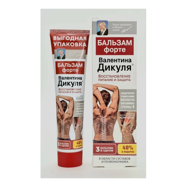 Balm "Valentina Dikulya"forte for joints 125ml Fora farm