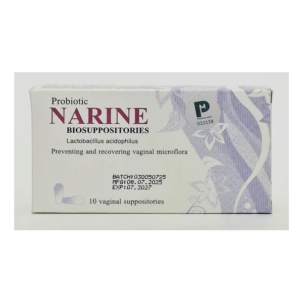 Narine biosvechi 160mg x 10 Medikal Orizon, Armeniya