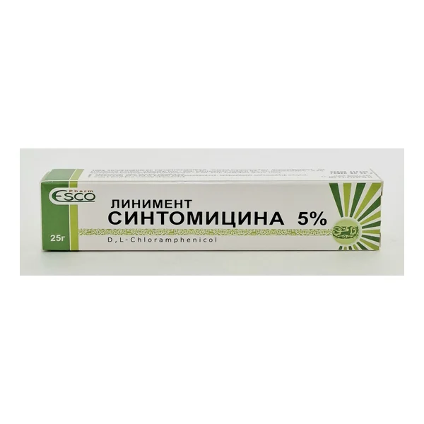 Sintomitsin liniment 5%- 25g Esko farm