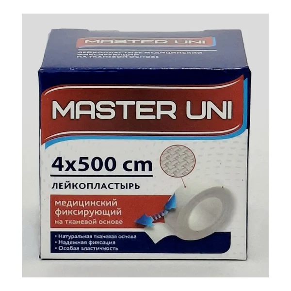 Adhesive plaster 4cm x 500cm Master-Yuni