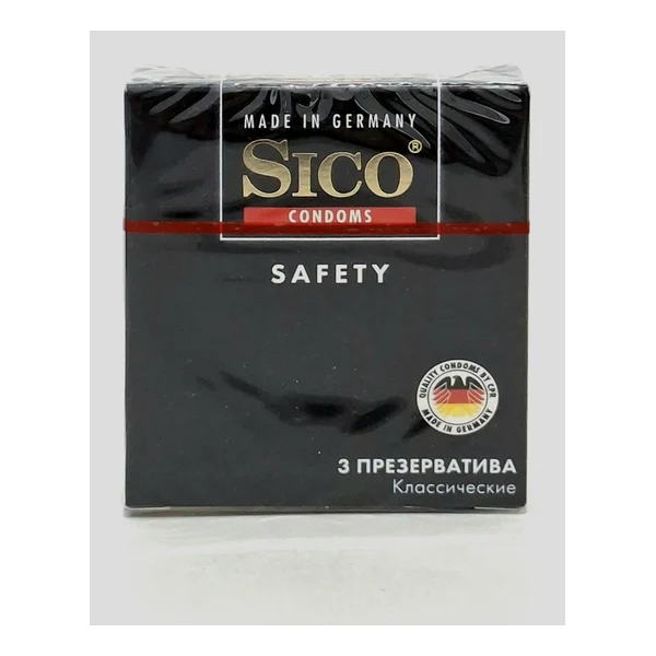 Sico condoms. Safety x 3 Klassicheskie Germany