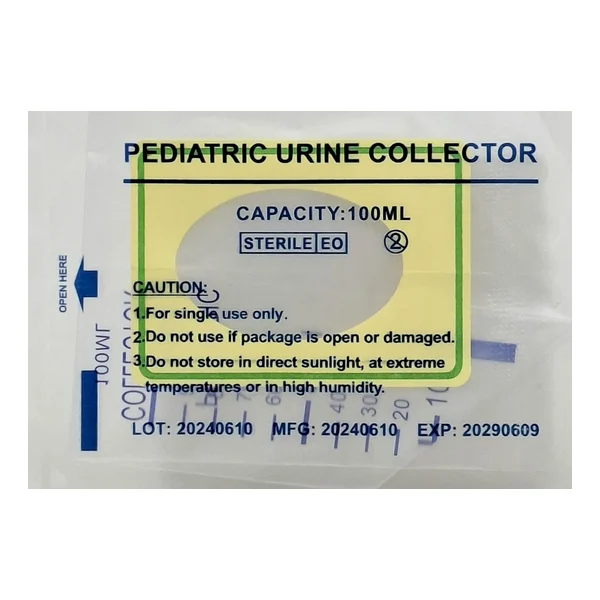 Urine bag PEDIATRICh. 100ml Oranzh USA