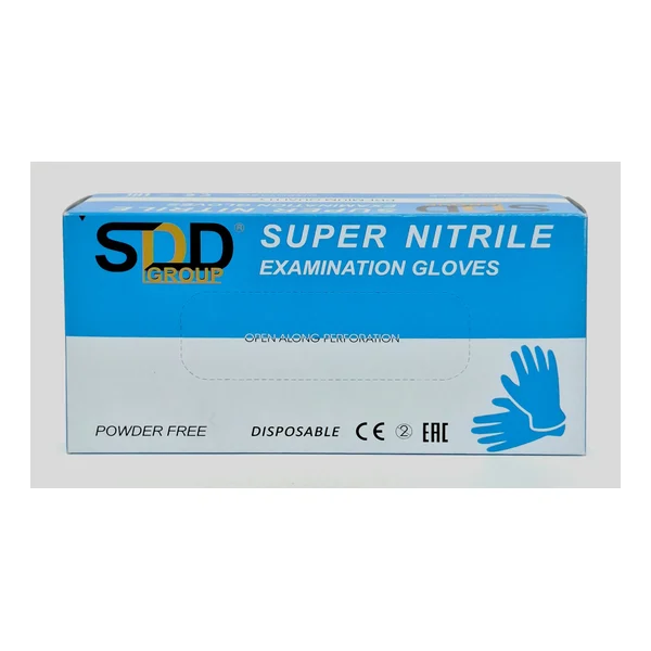 Gloves nitrile black without/t L x 100 SDD Grupp